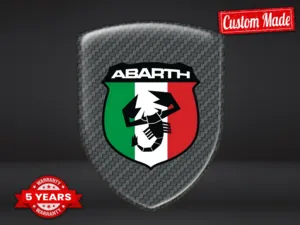 Fiat Abarth Rear Window Stickers Cars Edition Stylish Modern